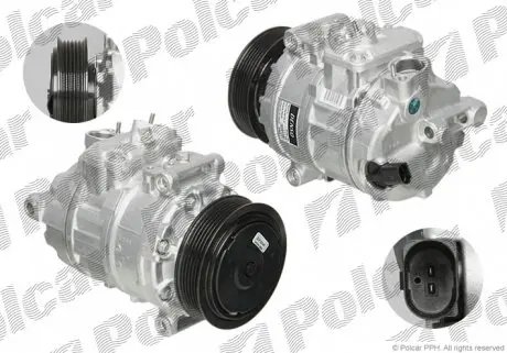 DCP32045 Компресор кондиціонера (новий) POLCAR підбір по vin на Brocar