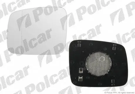 9566547M Вставка зовнішнього дзеркала ліва POLCAR підбір по vin на Brocar