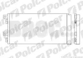 5101K8C1 Радіатор кондиціонера POLCAR підбір по vin на Brocar