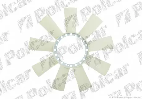 506123F2 Крильчатка вентилятора POLCAR підбір по vin на Brocar