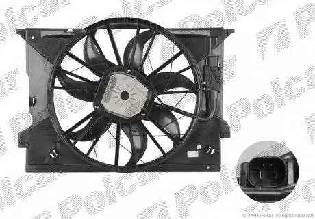 501623W1 Вентиляторы радиаторов POLCAR подбор по vin на Brocar