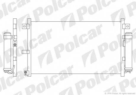 4526K81K Радиаторы кондиционера POLCAR підбір по vin на Brocar