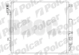 4332K8C2 Радіатор кондиціонера POLCAR підбір по vin на Brocar