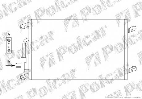 4211K81X Радиаторы кондиционера POLCAR подбор по vin на Brocar