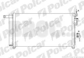 4117K8C1 Радіатор кондиціонера POLCAR підбір по vin на Brocar