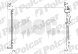 4106K8C1 Радіатор кондиціонера POLCAR підбір по vin на Brocar
