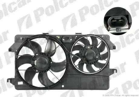 325623W2 Вентилятор з корпусом / кронштейном POLCAR підбір по vin на Brocar