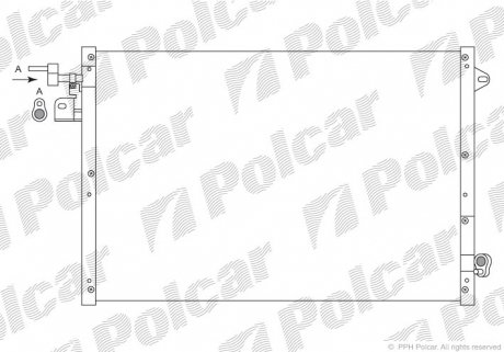 3253K8C1 Радиаторы кондиционера POLCAR подбор по vin на Brocar