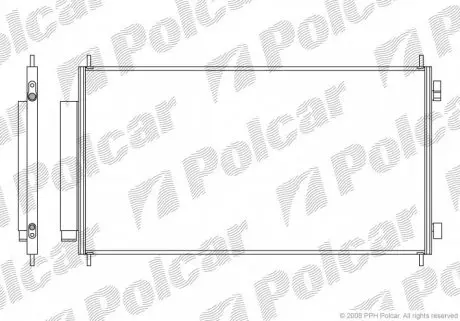 3877K81K Радіатори кондиціонера POLCAR підбір по vin на Brocar