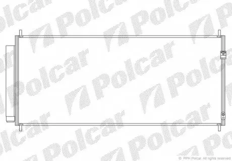 3837K81K Радиаторы кондиционера POLCAR подбор по vin на Brocar