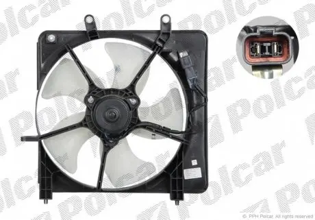 383523W1 Вентилятор з корпусом / кронштейном POLCAR підбір по vin на Brocar