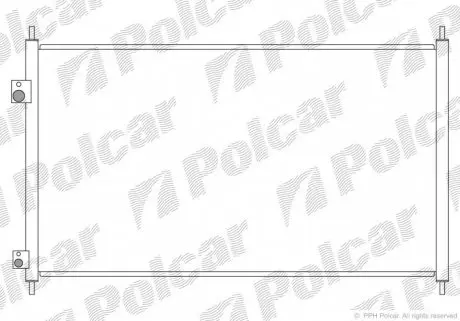 3825K81K Радіатори кондиціонера POLCAR підбір по vin на Brocar