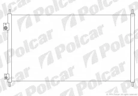 3825K83K Радіатори кондиціонера POLCAR підбір по vin на Brocar