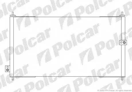 3816K8C1 Радиаторы кондиционера POLCAR подбор по vin на Brocar