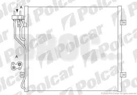 3410K8C1 Радіатор кондиціонера POLCAR підбір по vin на Brocar