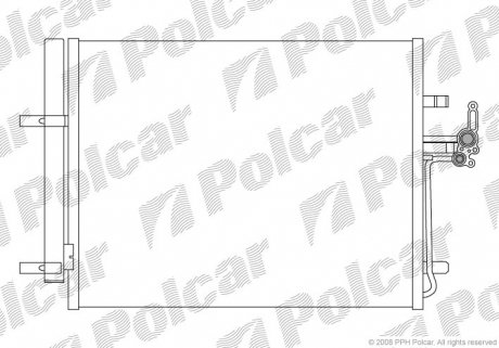 3219K81K Радиаторы кондиционера POLCAR подбор по vin на Brocar