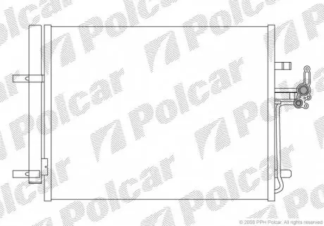 3219K81K Радиаторы кондиционера POLCAR подбор по vin на Brocar