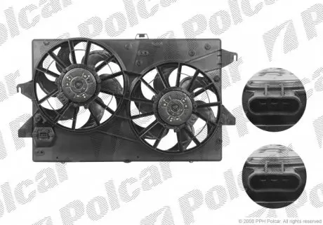 321823W3 Вентилятори радіаторів POLCAR підбір по vin на Brocar