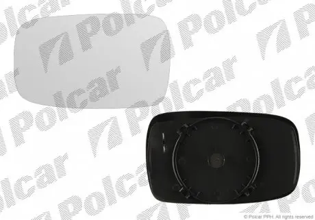 3216554M Вставка зовнішнього дзеркала права POLCAR підбір по vin на Brocar