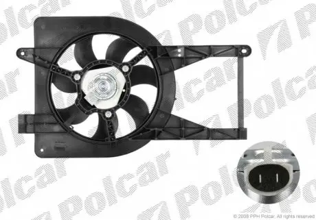 321023W7 Вентилятор з корпусом / кронштейном POLCAR підбір по vin на Brocar