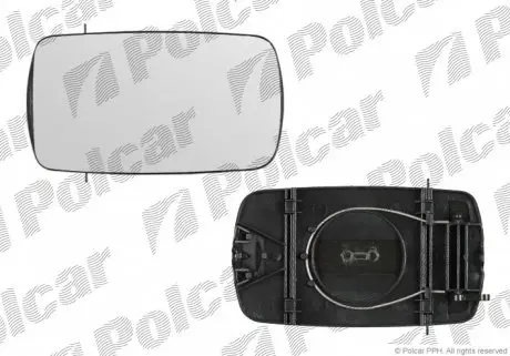 320955E Вклад зеркала внешнего POLCAR подбор по vin на Brocar