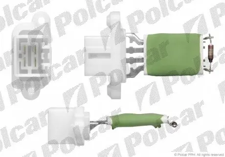 3202KST2X Резистор кондиционера POLCAR подбор по vin на Brocar