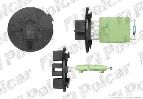 2318KST1X Регулятор вентилятора кабіни POLCAR підбір по vin на Brocar