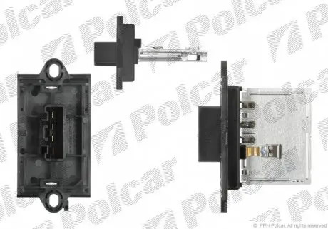 2707KST2X Регулятор вентилятора кабіни POLCAR підбір по vin на Brocar