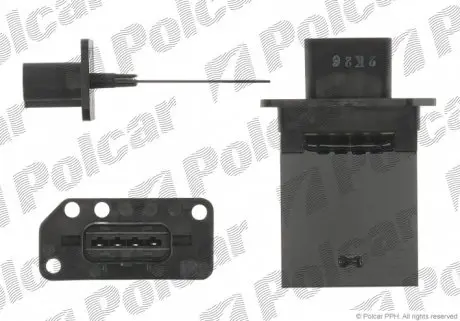 2782KST1 Резистор кондиціонера POLCAR підбір по vin на Brocar