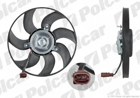 133123U31Q Вентилятор без кожуха POLCAR подбор по vin на Brocar