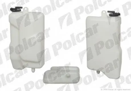 8174ZB2 Компенсаційний бачок POLCAR підбір по vin на Brocar