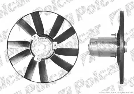 954623U1 Вентилятор без кожуха POLCAR підбір по vin на Brocar