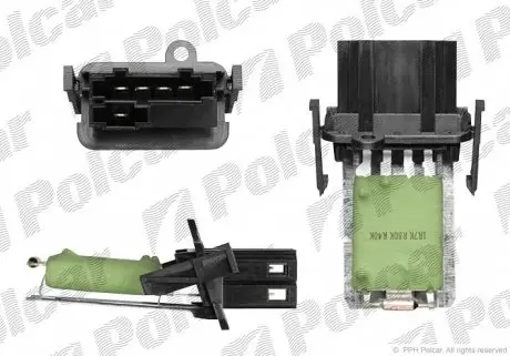 9538KST1 Реостат вентил. салону VW Golf III 10/94- 9/99 POLCAR підбір по vin на Brocar