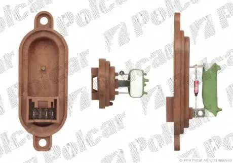5770KST1 Резистор кондиционера POLCAR підбір по vin на Brocar