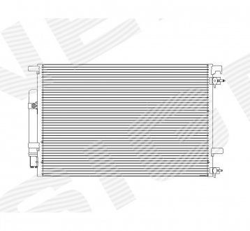 RC4688 Радіатор кондиціонера SIGNEDA підбір по vin на Brocar