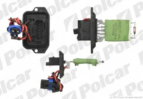 6026KST3X Регулятор вентилятора кабіни POLCAR підбір по vin на Brocar