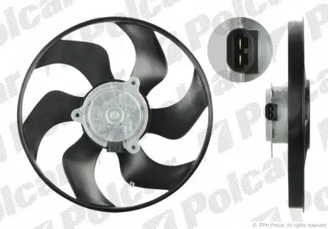 601623U1 Вентилятор без кожуха POLCAR підбір по vin на Brocar