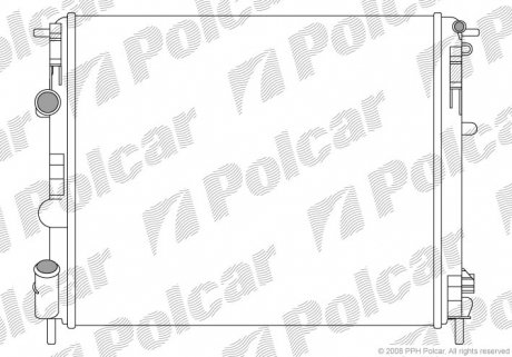 601508A5 Радиаторы охлаждения POLCAR подбор по vin на Brocar