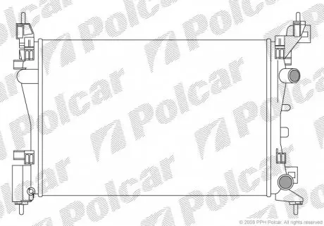 555808A2 Радиаторы охлаждения POLCAR підбір по vin на Brocar