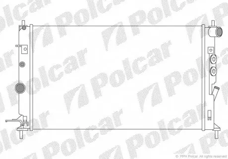 551608A9 Радиаторы охлаждения POLCAR підбір по vin на Brocar
