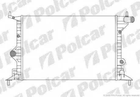 551608B1 Радиаторы охлаждения POLCAR підбір по vin на Brocar