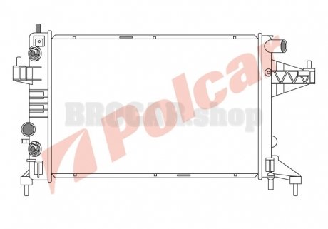 5556085 Радиаторы охлаждения POLCAR подбор по vin на Brocar