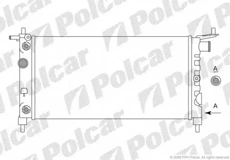 5555088 Радиаторы охлаждения POLCAR підбір по vin на Brocar