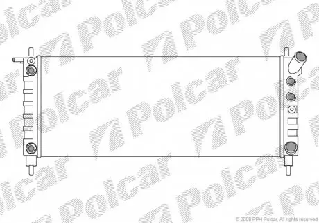 5555087 Радиаторы охлаждения POLCAR подбор по vin на Brocar
