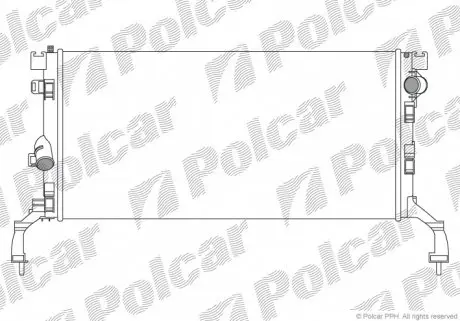 6039081 Радиаторы охлаждения POLCAR подбор по vin на Brocar