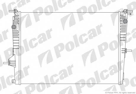 6035081X Радиаторы охлаждения POLCAR подбор по vin на Brocar