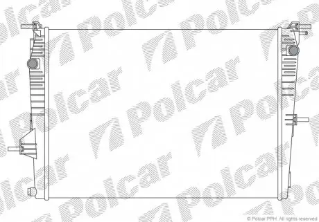 6035081X Радиаторы охлаждения POLCAR підбір по vin на Brocar