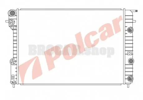 5528081 Радіатори охолодження POLCAR підбір по vin на Brocar