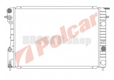 5527083 Радиаторы охлаждения POLCAR підбір по vin на Brocar