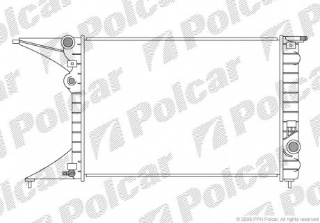 5527080 Радиаторы охлаждения POLCAR подбор по vin на Brocar